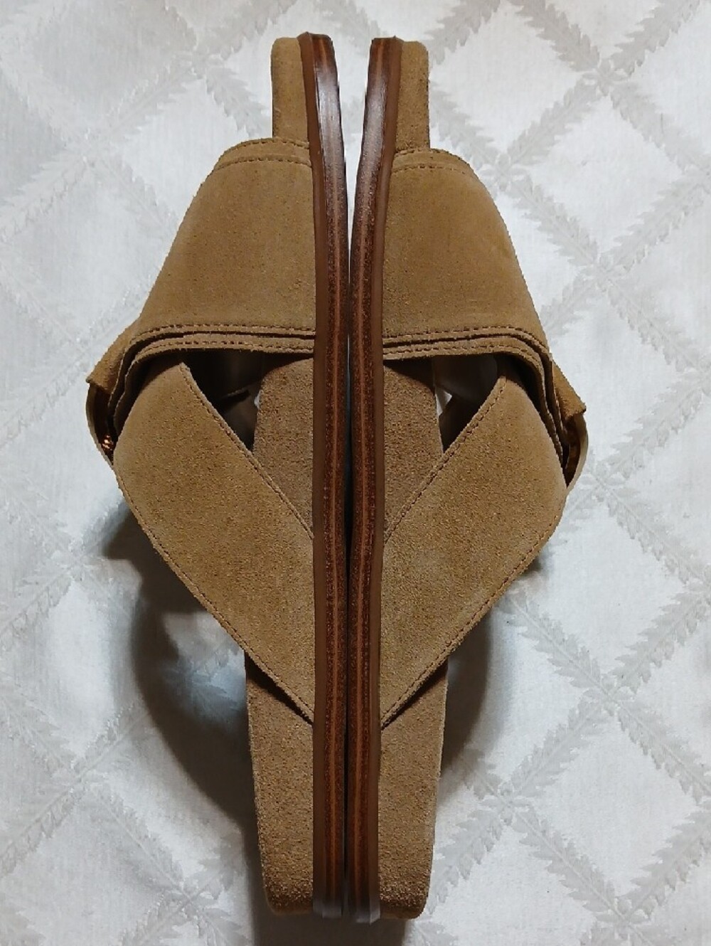 Sam Edelman Tan Buckle Slide Sandals - Picture 4 of 9